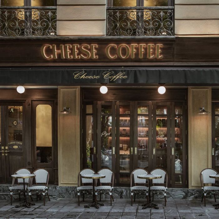 Góc nhìn ấn tượng về không gian tối giản nhưng đầy cá tính tại Cheese Coffee