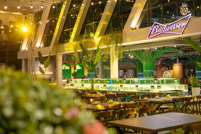 Ảnh không gian ấn tượng tại KH Food Garden