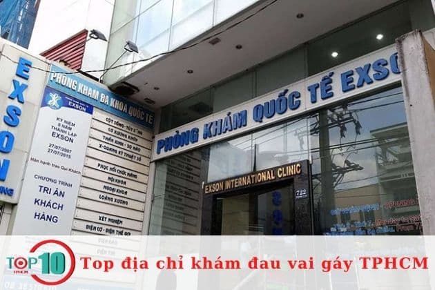 Địa chỉ vàng khám chữa đau vai gáy tại TP.HCM | Nguồn: Phòng khám Quốc tế Exson