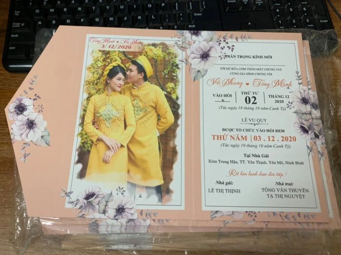 Những mẫu thiệp cưới ấn tượng từ xưởng Thiệp 88
