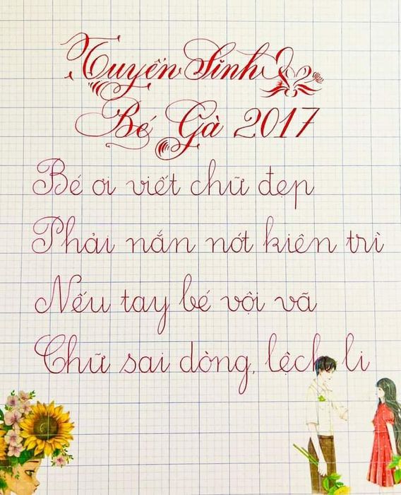 Luyện chữ đẹp cô Đức - Hình ảnh 1