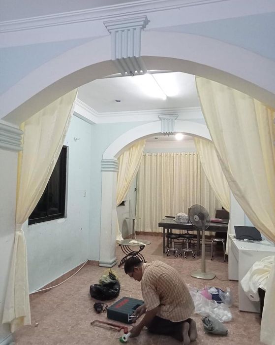 Hình ảnh không gian trưng bày tại Tiệm Vải Thanh Nhàn