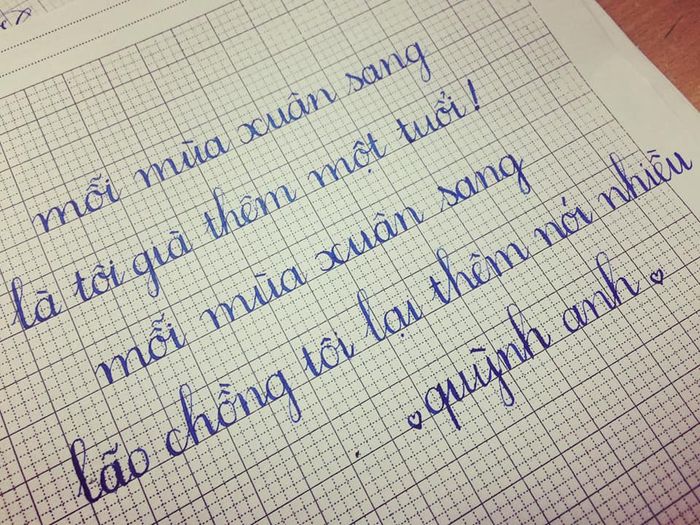 Luyện chữ đẹp cô Quỳnh Anh - Hình ảnh 2
