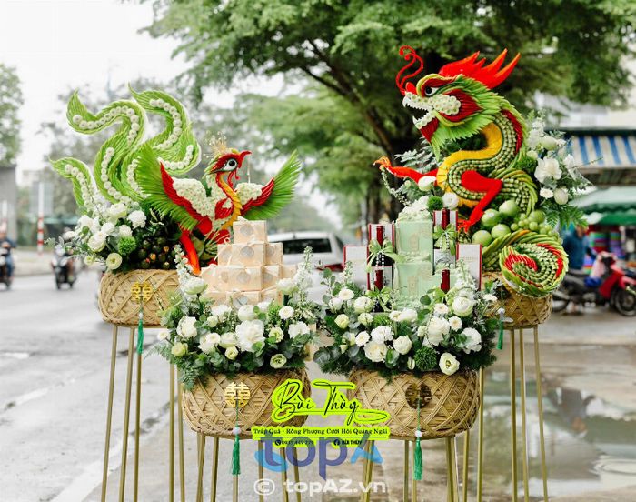 Tráp Quả Rồng Phượng Bùi Thùy - Tinh hoa nghệ thuật cưới hỏi truyền thống