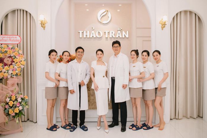 Không gian hiện đại và chuyên nghiệp tại Viện Thẩm Mỹ Thảo Trần