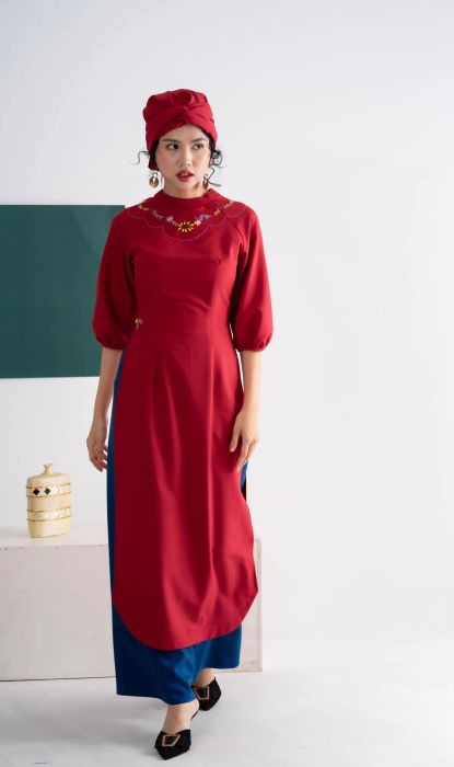 Tác phẩm nghệ thuật từ Áo Dài Thêu Tay - Ảnh 1
