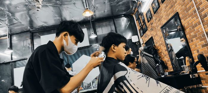 Hình ảnh thực tế về các kiểu tóc nam thời thượng tại Cắt Tóc Nam Bi Barber