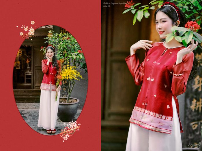 Hình ảnh bộ sưu tập áo bà ba Sumire Store