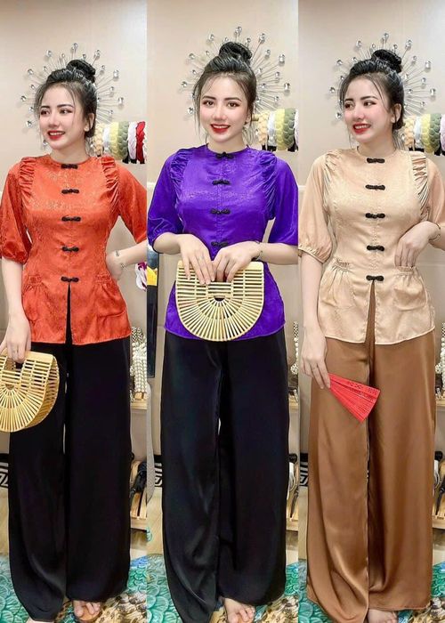 Những thiết kế áo bà ba cách tân đẹp nhất Bảo My