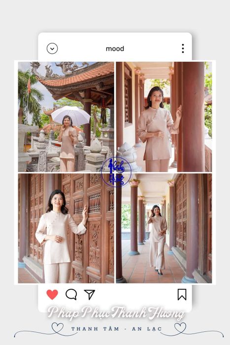 Không gian trưng bày tinh tế tại Pháp Phục Thanh Hương