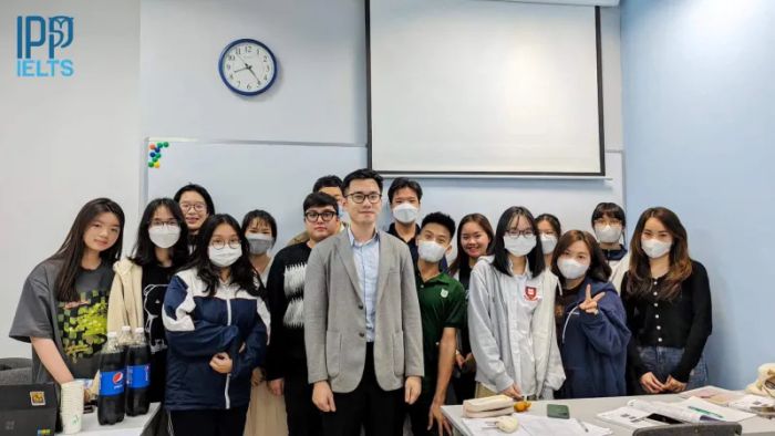 Hình ảnh hoạt động giảng dạy tại IPP IELTS