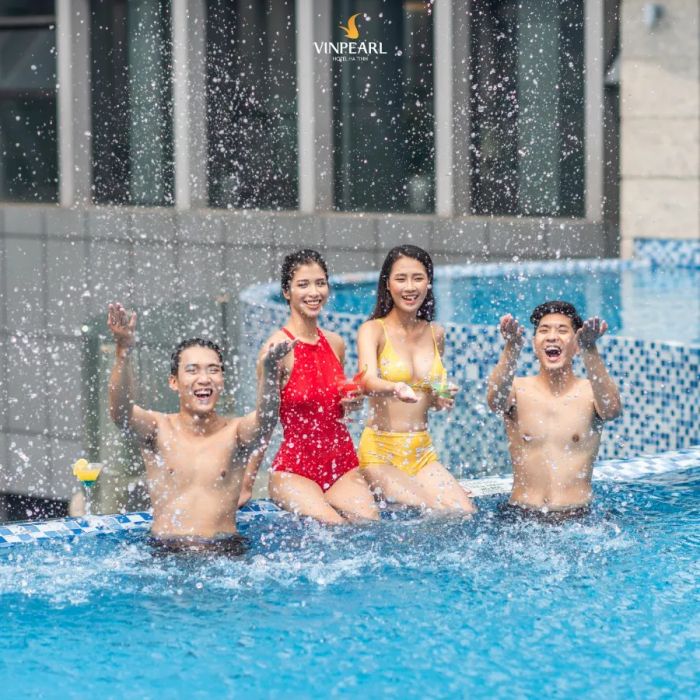 Góc nhìn toàn cảnh tuyệt đẹp tại Bể bơi 4 mùa Meliá Vinpearl
