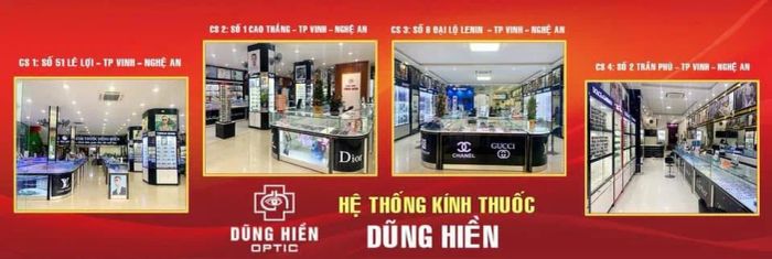 Không gian trưng bày đẳng cấp tại Kính Thuốc Dũng Hiền