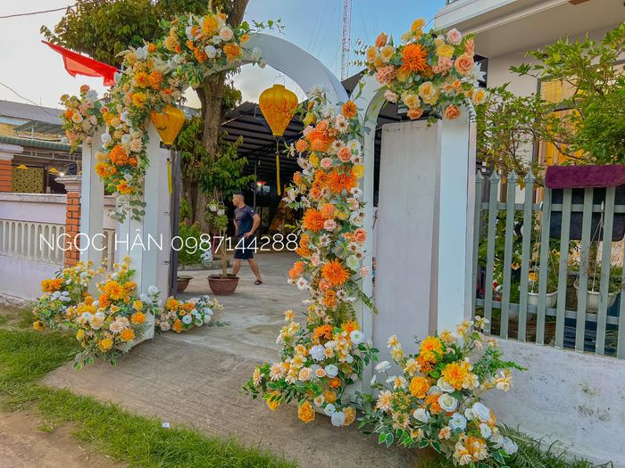 Những mẫu trang trí tiệc cưới đẹp mắt từ Trại Cưới Ngọc Hân
