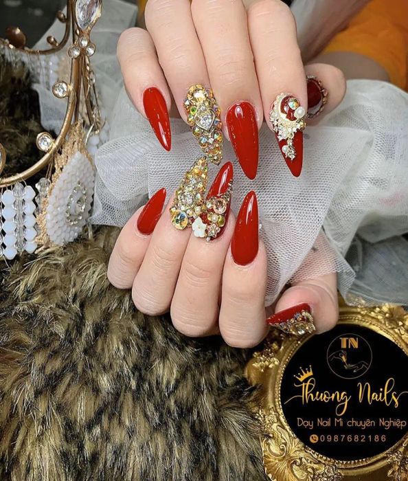 Không gian sang trọng tại Thương Nails