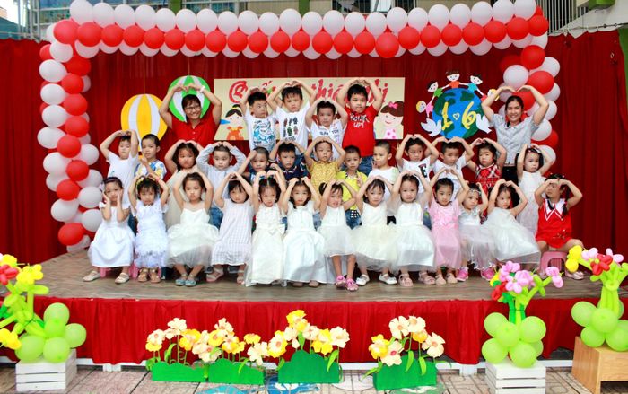 Không gian học tập hiện đại tại Trường Mầm non Phường 15A