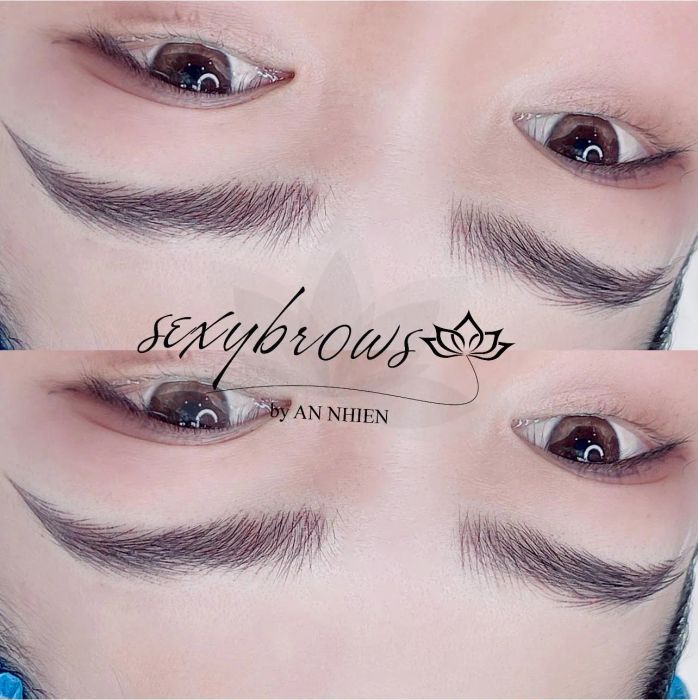 Tác phẩm điêu khắc chân mày Sexybrow tại An Nhiên Academy