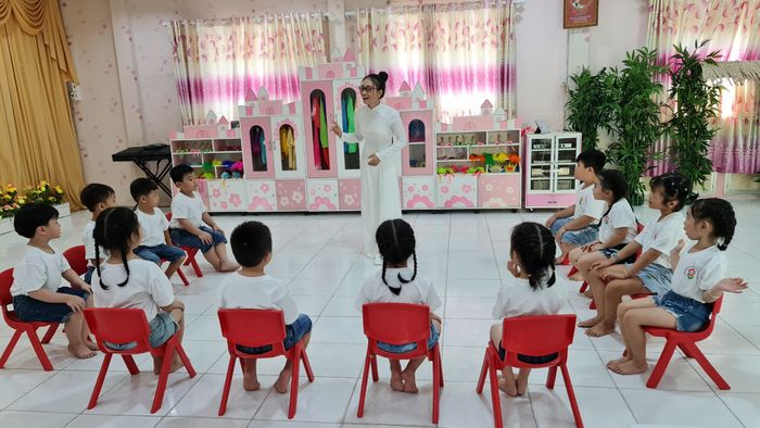 Không gian học tập sáng tạo tại Trường Mầm non Măng Non III
