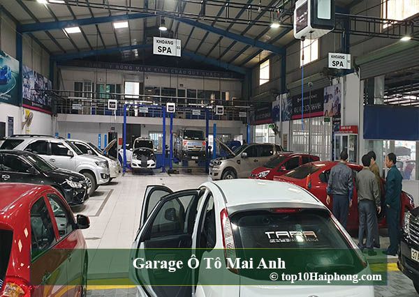 Hình ảnh xưởng dịch vụ cao cấp tại Garage Ô Tô Mai Anh