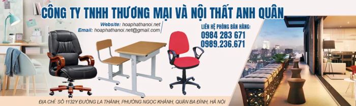 Không gian trưng bày sản phẩm nội thất đẳng cấp tại Công Ty TNHH Thương Mại Và Nội Thất Anh Quân