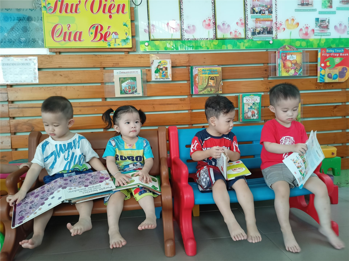 Khu vui chơi sáng tạo dành cho trẻ tại Trường Mầm non Phường 2