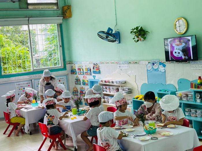 Khuôn viên xanh mát rộng 8.028m² của Trường Mầm non Măng Non III
