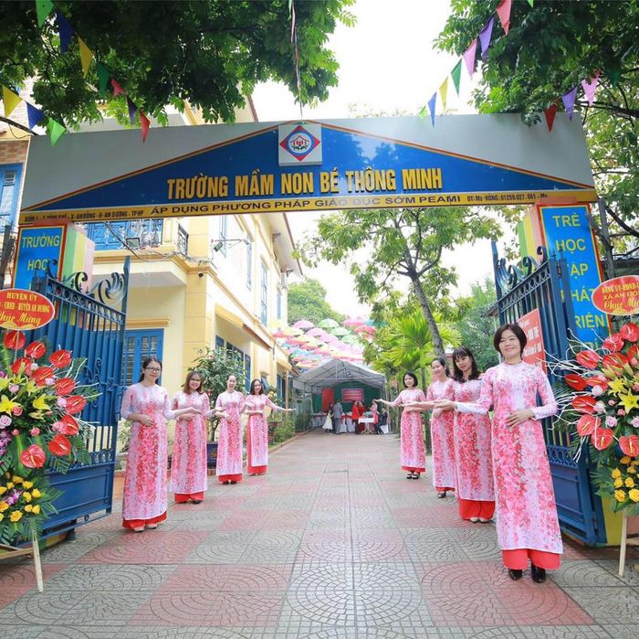 Hình ảnh Trường Mầm Non Bé Thông Minh – Không gian học tập đầy cảm hứng cho bé yêu