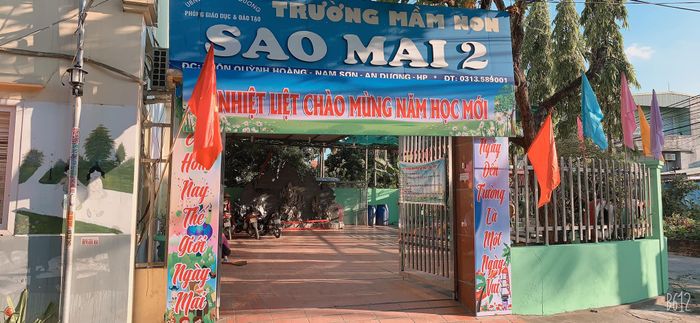 Hình ảnh Trường Mầm non Sao Mai II – Không gian giáo dục hiện đại, thân thiện