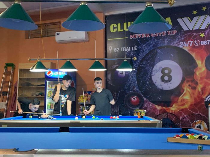 Không gian sang trọng tại Club Bida Win