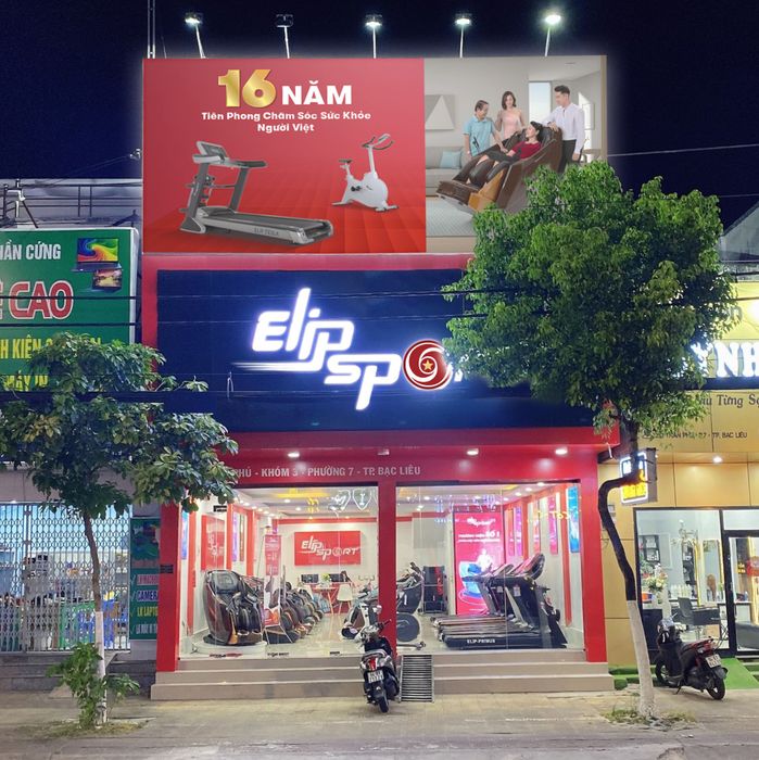 Không gian trưng bày hiện đại tại Elipsport Bạc Liêu