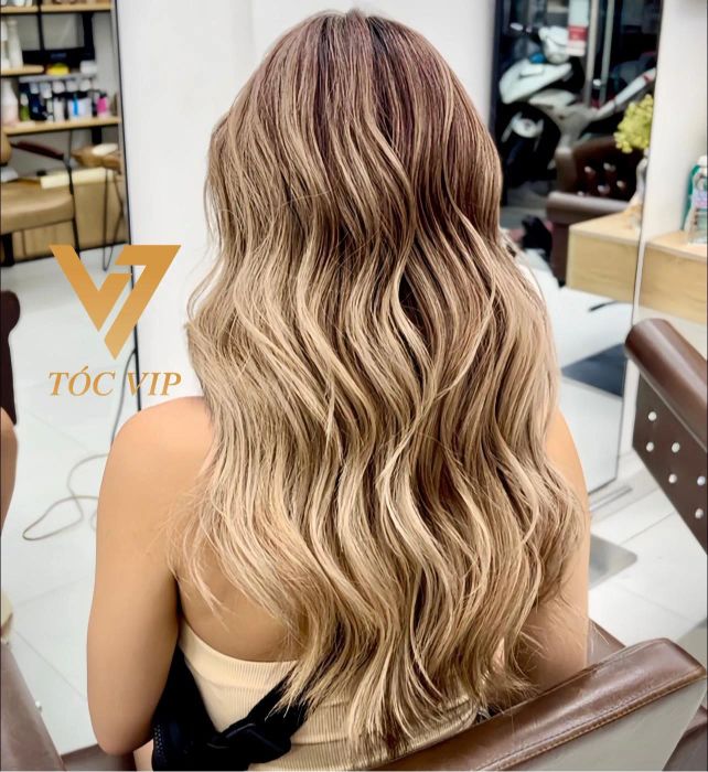 Những tác phẩm nghệ thuật tóc tại Salon Toc Vip