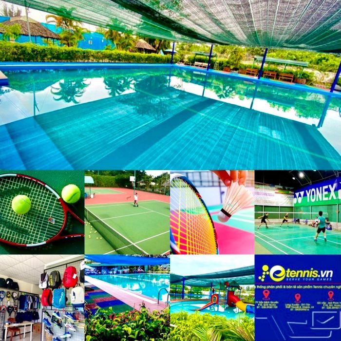Hồ bơi Conic Sport Club ảnh 1 - Góc nhìn ấn tượng về không gian xanh mát, nơi kiến trúc hiện đại hòa quyện cùng làn nước trong vắt dưới mái che thông minh.