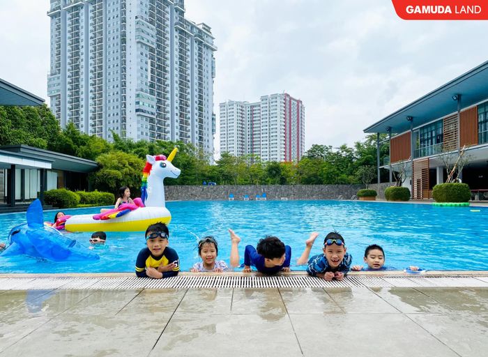 Hình ảnh ấn tượng về Bể bơi Gamuda Gardens Clubhouse