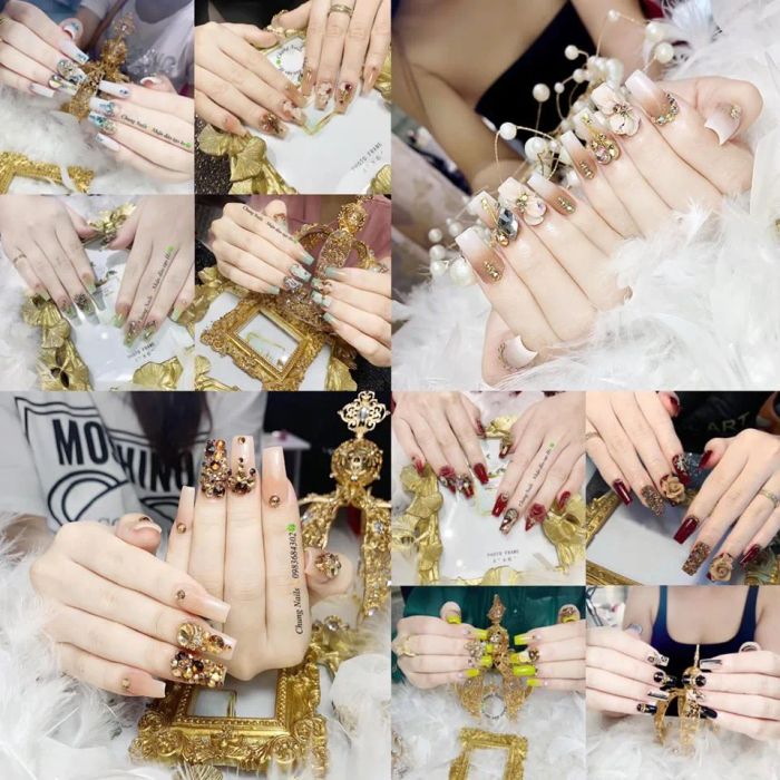 Những mẫu nail ấn tượng được thực hiện bởi đội ngũ kỹ thuật viên tài năng