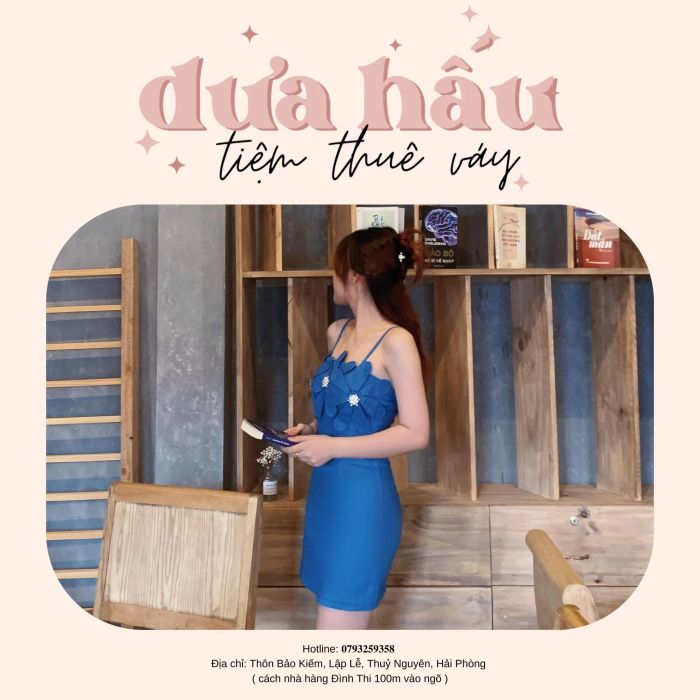 Tiệm thuê váy Dưa Hấu - BST váy dự tiệc thanh lịch hình ảnh 1