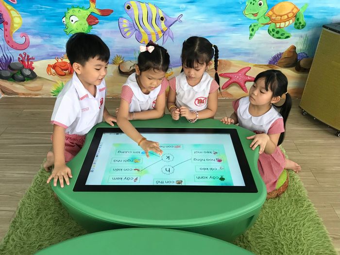 Hoạt động vui chơi sáng tạo của trẻ tại Trường Mầm non Măng Non II