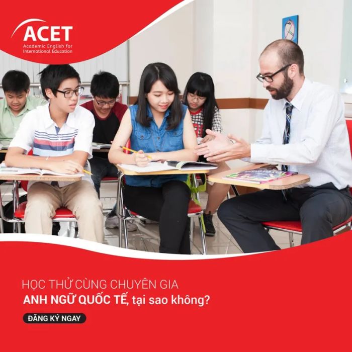 Không gian học tập hiện đại tại ACET
