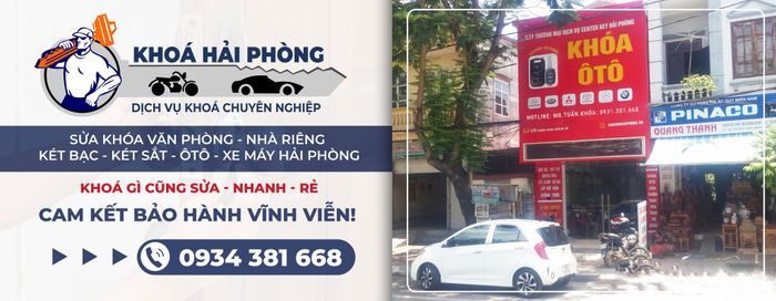 Hình ảnh thực tế dịch vụ Khóa Hải Phòng