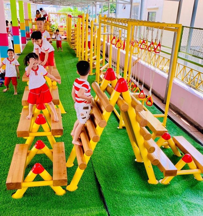 Hoạt động vui chơi sáng tạo của trẻ tại Trường Mầm non 19/5