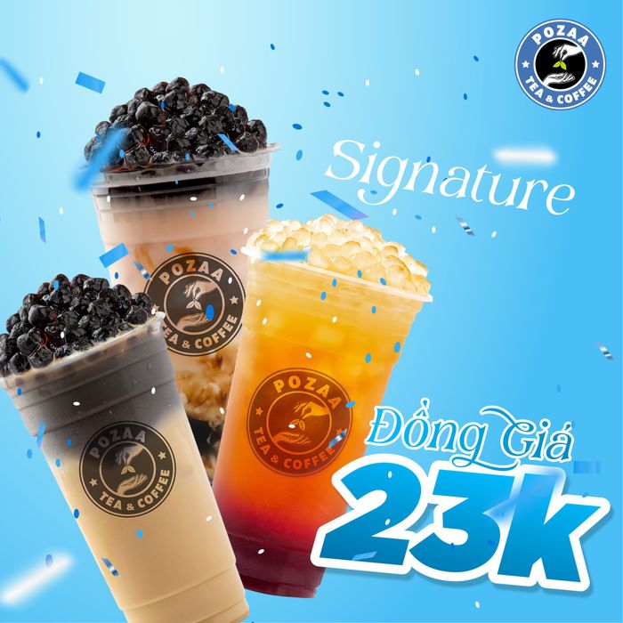 Những món trà sữa đặc trưng của Pozaa Tea