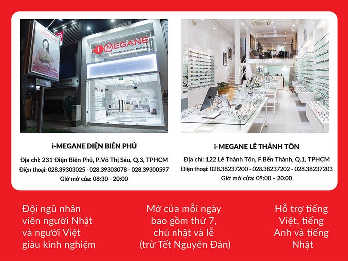 Không gian sang trọng tại Mắt kính i-MEGANE