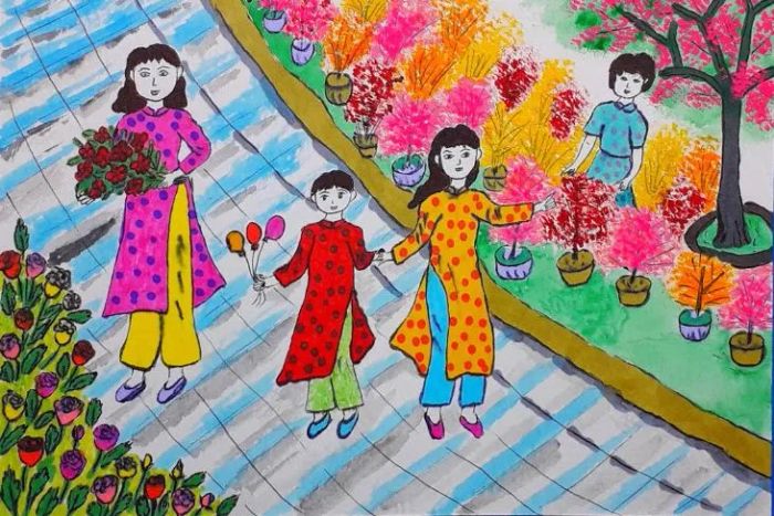 Chủ đề Chợ Tết, phiên bản 1 - Phiên chợ ngày Tết không chỉ là nơi mua sắm mà còn là một phần không thể thiếu trong không khí xuân. Tại đây, bạn không chỉ có thể tìm thấy những món ăn đặc sản, quà Tết, mà còn cảm nhận được sự ấm áp, vui tươi trong từng nụ cười, ánh mắt của người mua, kẻ bán. Chợ Tết là hình ảnh của sự hội tụ, yêu thương và khởi đầu mới.