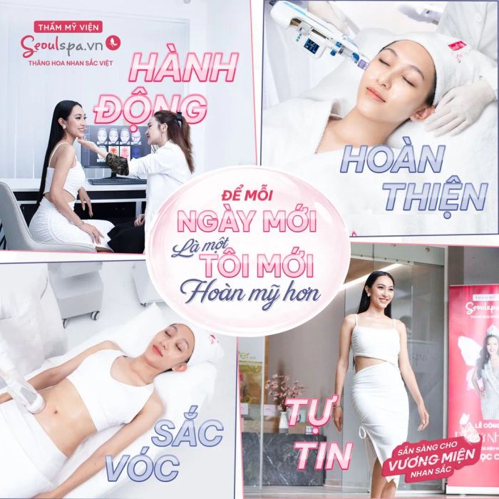 Không gian hiện đại và sang trọng tại Thẩm Mỹ Viện Seoul Spa