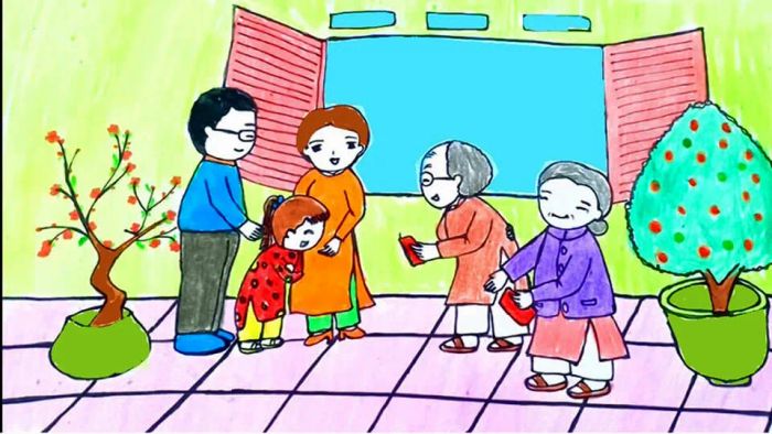Chủ đề chúc Tết ông bà - Hình ảnh 2