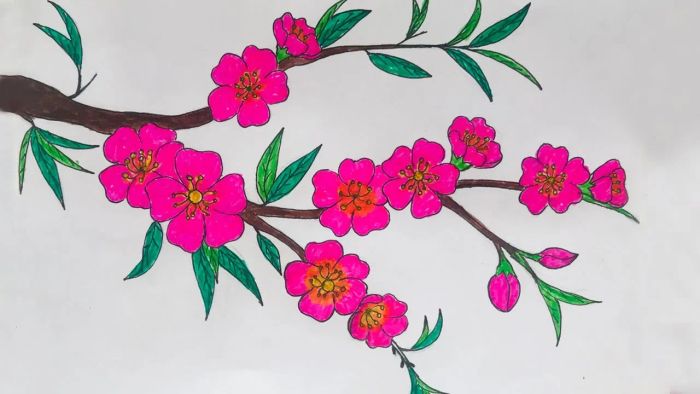 Chủ đề hoa Đào miền Bắc, phiên bản 1 - Hoa Đào miền Bắc mang trong mình một vẻ đẹp mộc mạc nhưng đầy quyến rũ. Sắc hồng phai của hoa Đào không chỉ là sự biểu trưng của mùa xuân, mà còn là một nét đẹp đặc trưng của vùng đất Bắc, là hình ảnh không thể thiếu trong những ngày Tết Nguyên Đán.