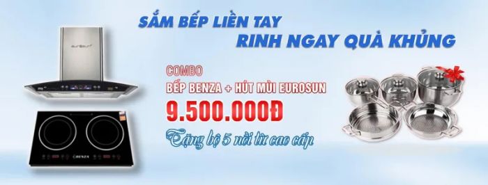Bộ sưu tập thiết bị nhà bếp đa dạng tại Hưng Long
