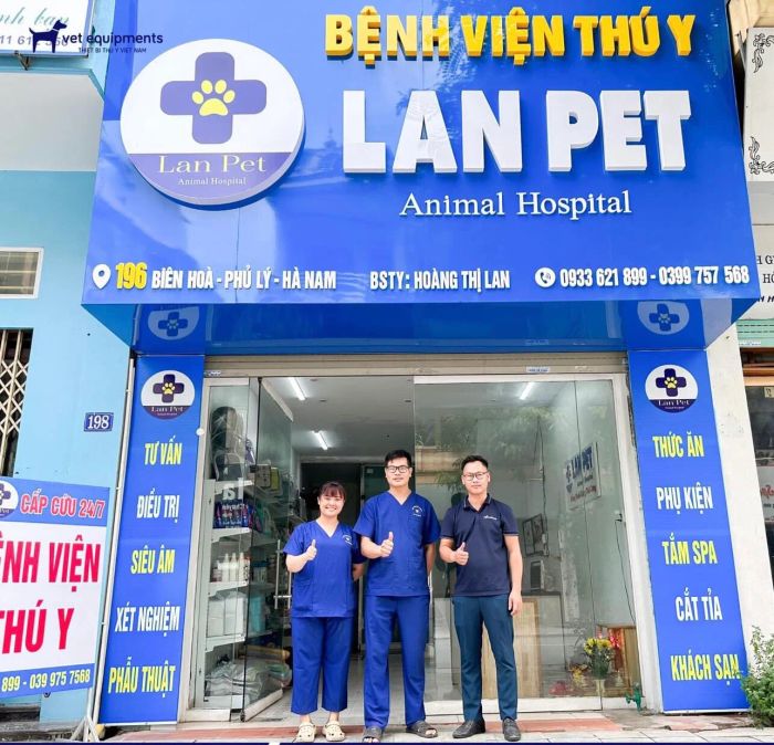 Không gian hiện đại tại Bệnh Viện Thú Y LAN PET