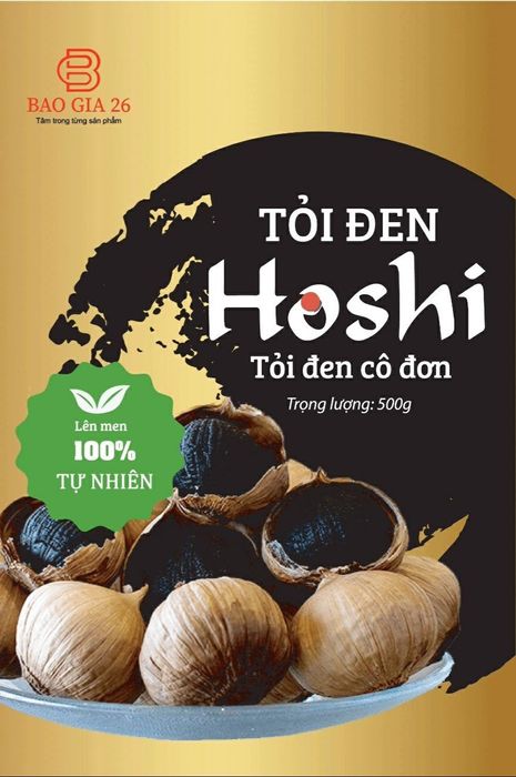 Hình ảnh tỏi đen Hoshi - Sản phẩm chất lượng cao từ Nhật Bản