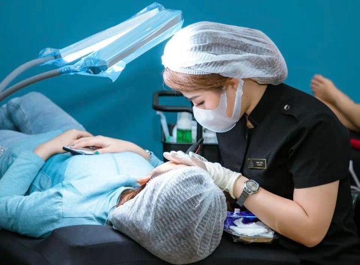 Hình ảnh không gian sang trọng tại Thẩm Mỹ Viện Nam Phương