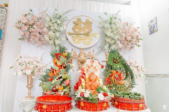 Hình ảnh mâm quả cưới nghệ thuật - Như Ý Wedding